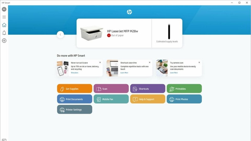 Mở phần mềm HP Scan trên máy tính.